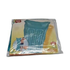 Play Day Transparent Inflatable‎ Pool Float Mat Adult Size 69x33.5